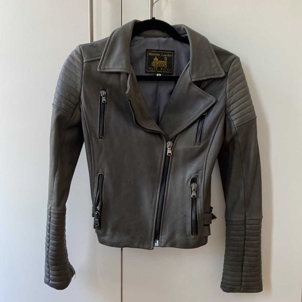 Massimo Leather Jacket - image 1